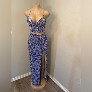 Prom Dress!! Size 6 two piece one-of-a-kind dress.